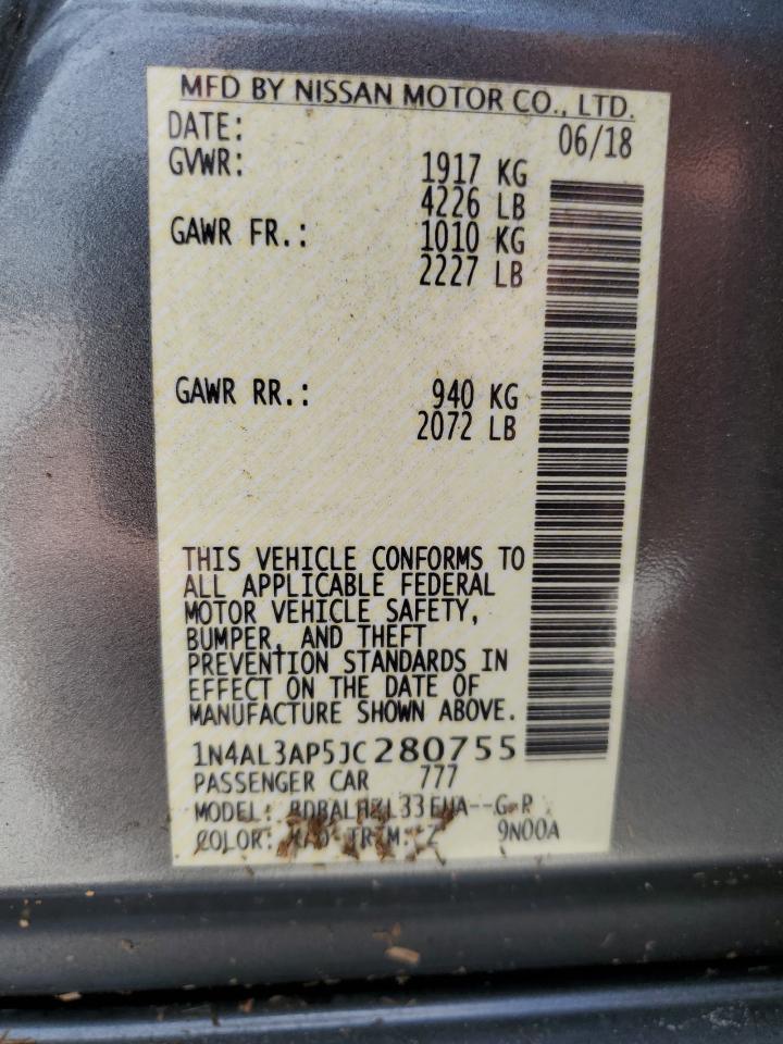 1N4AL3AP5JC280755 NISSAN ALTIMA 2018