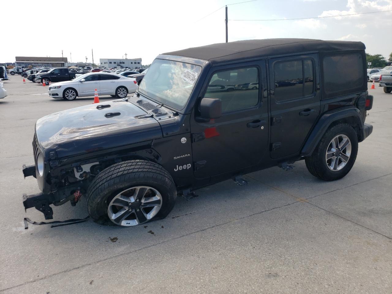 2020 Jeep Wrangler Unlimited Sahara vin: 1C4HJXEN6LW159586