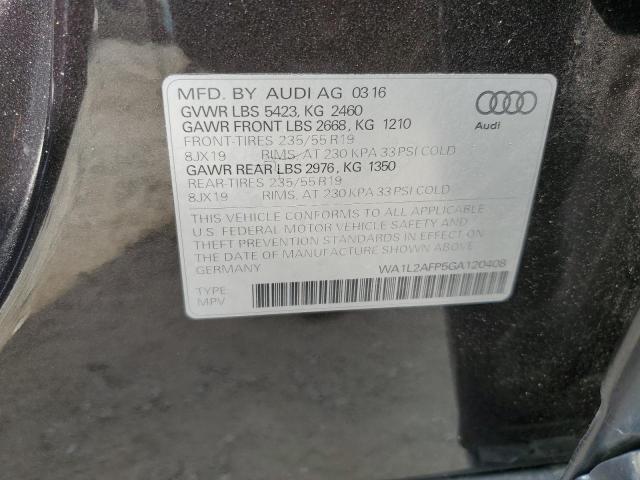 VIN WA1L2AFP5GA120408 2016 Audi Q5, Premium Plus no.13