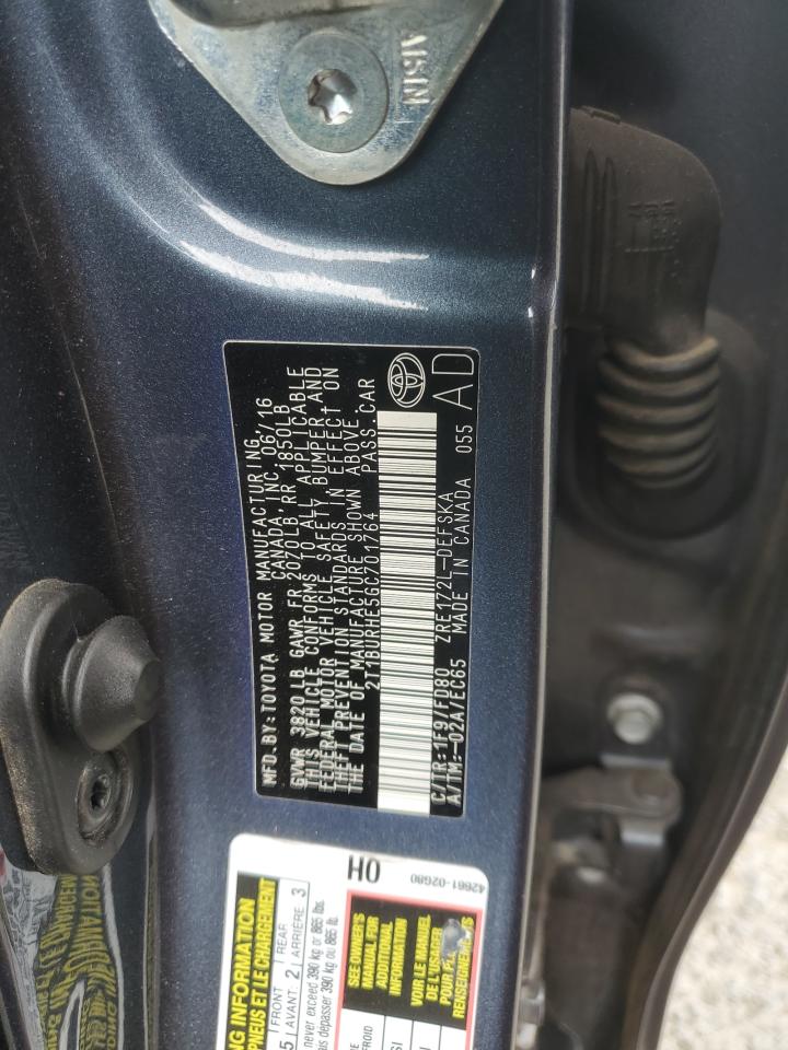 2T1BURHE5GC701764 2016 Toyota Corolla L