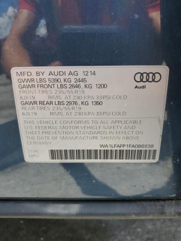 VIN WA1LFAFP1FA086938 2015 Audi Q5, Premium Plus no.13