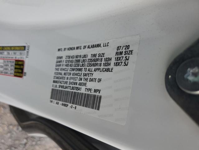 2020 HONDA ODYSSEY EX - 5FNRL6H77LB070541