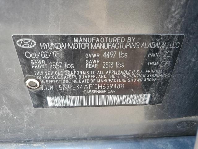 2018 HYUNDAI SONATA SPO - 5NPE34AF1JH659488