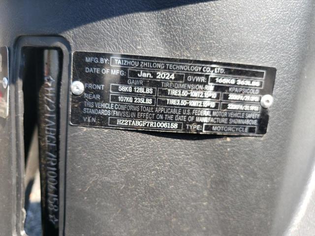 2024 YAMAHA SCOOTER HZ2TABGF7R1006158