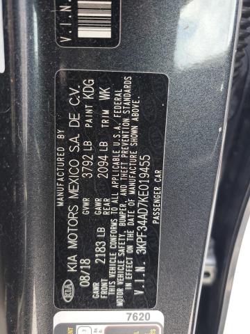 2019 KIA FORTE GT L - 3KPF34AD7KE019455