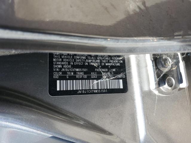 2022 Nissan Rogue Sport Sl VIN: JN1BJ1CV7NW351501 Lot: 61527624