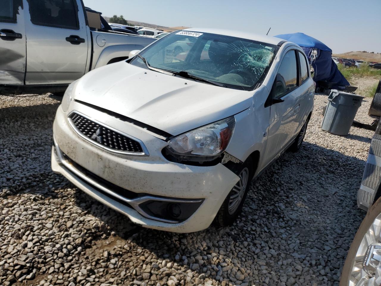 Lot #2811171766 2017 MITSUBISHI MIRAGE ES