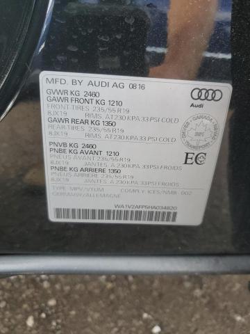 2017 Audi Q5 Technik VIN: WA1V2AFP5HA034820 Lot: 62420504