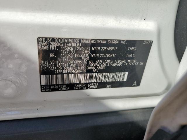 VIN 2T3F1RFV7MW206769 2021 Toyota RAV4, LE no.13