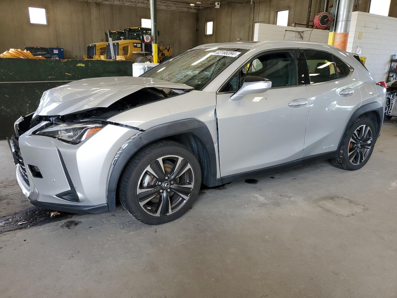 LEXUS UX 250H 2019 silver  hybrid engine JTHU9JBH3K2004422 photo #1