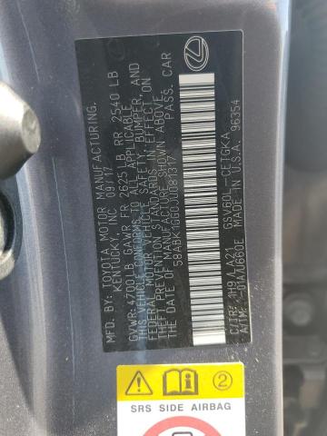 2018 LEXUS ES 350 - 58ABK1GG0JU081317