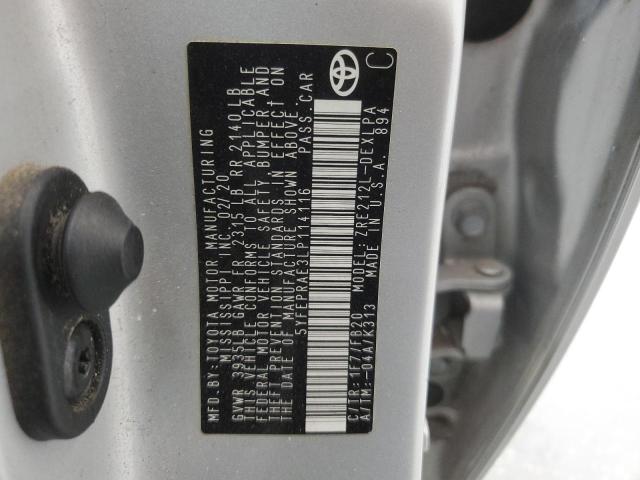 2020 TOYOTA COROLLA LE - 5YFEPRAE3LP114116