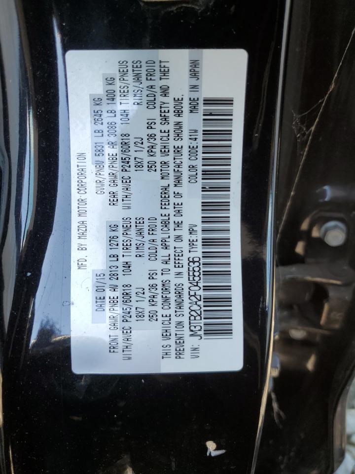 JM3TB2CA2F0455536 2015 Mazda Cx-9 Touring