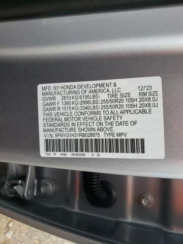 2024 HONDA PILOT SPOR - 5FNYG1H31RB028875