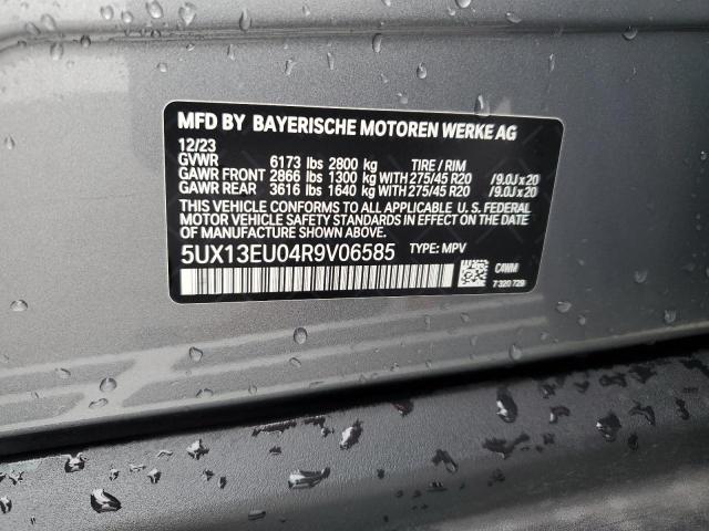 VIN 5UX13EU04R9V06585 2024 BMW X5, Sdrive 40I no.13