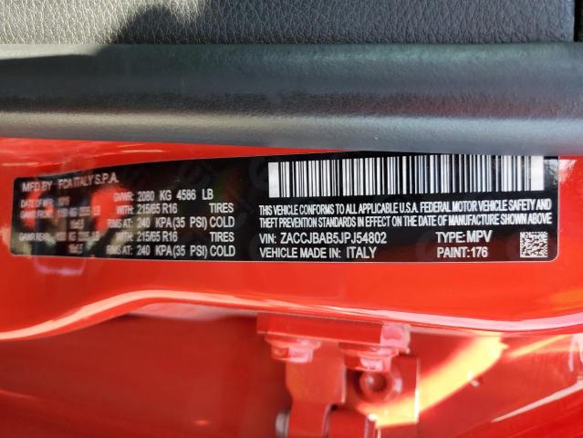 2018 JEEP RENEGADE S - ZACCJBAB5JPJ54802