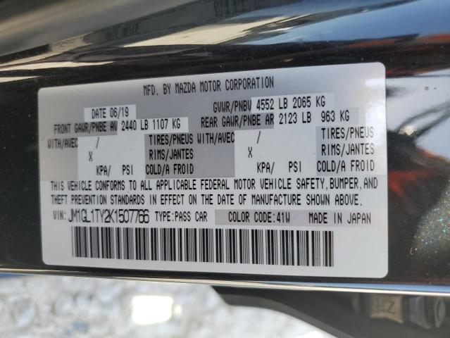 2019 Mazda 6 Grand Touring VIN: JM1GL1TY2K1507766 Lot: 60950764