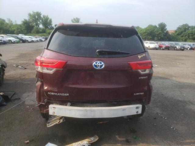 VIN 5TDDGRFH0HS034009 2017 Toyota Highlander, Hybri... no.6