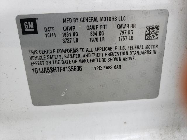 2015 CHEVROLET SONIC LS - 1G1JA5SH7F4135696