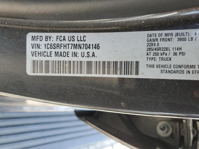 2021 Ram 1500 Limited VIN: 1C6SRFHT7MN704146 Lot: 63223364