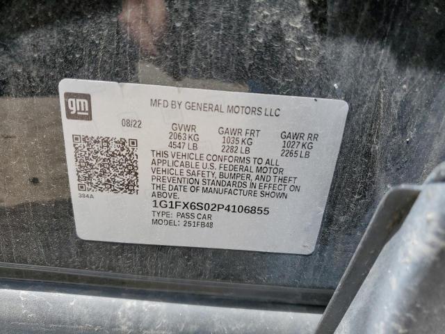 2023 CHEVROLET BOLT EV 2L - 1G1FX6S02P4106855