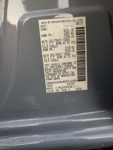 2023 NISSAN FRONTIER S - 1N6ED1EK4PN605109