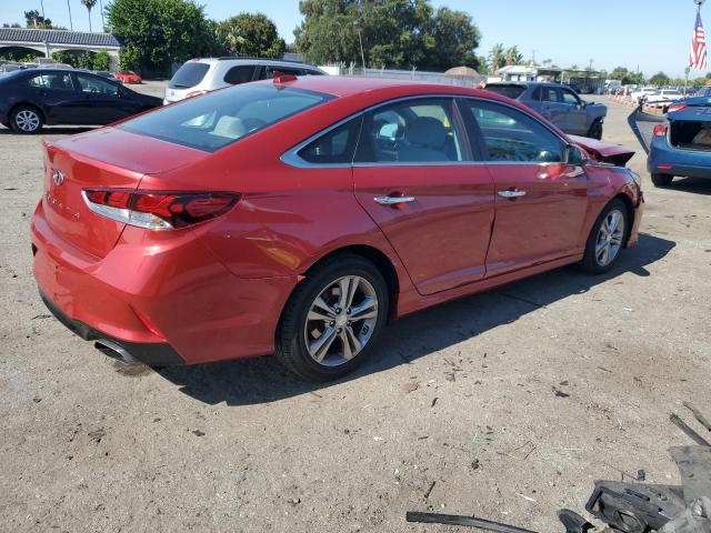 HYUNDAI SONATA SPO 2018 red  gas 5NPE34AF8JH631798 photo #4