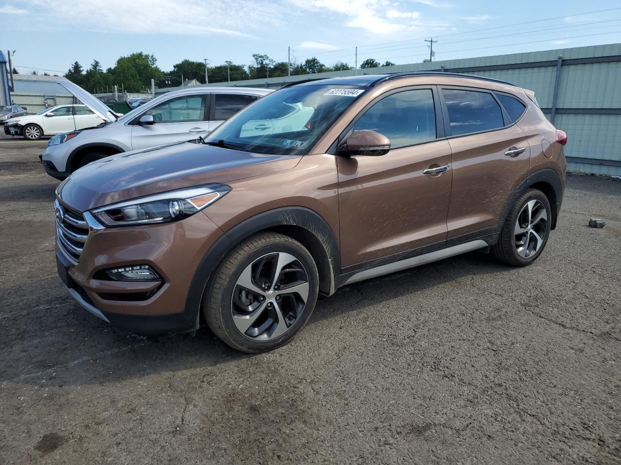 2017 Hyundai Tucson Limited vin: KM8J33A25HU375251