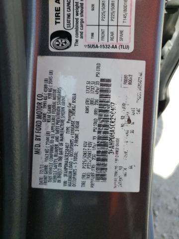 2012 Ford Fusion Se VIN: 3FAHP0HA5CR258407 Lot: 61708024