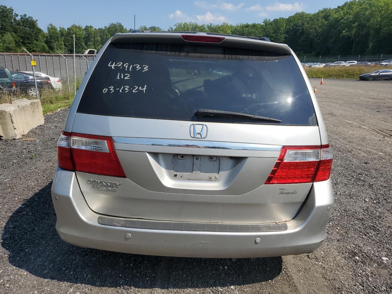 5FNRL388X7B125092 2007 Honda Odyssey Touring