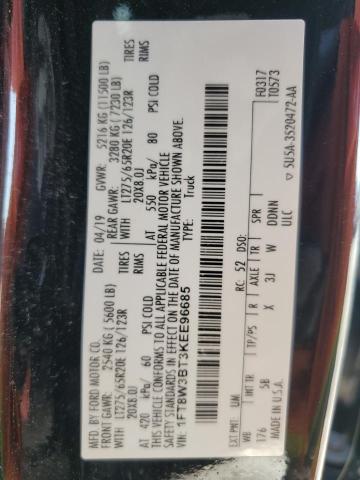 2019 FORD F350 SUPER - 1FT8W3BT3KEE96685
