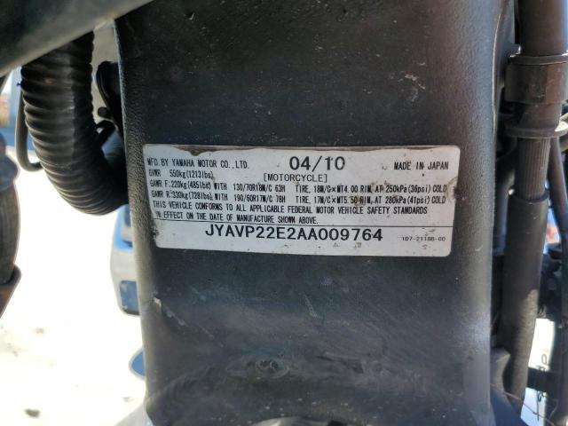 2010 YAMAHA XV1900 CT JYAVP22E2AA009764