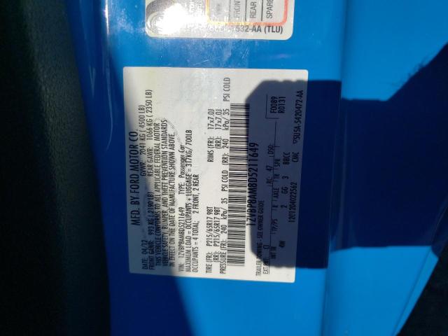 2013 Ford Mustang VIN: 1ZVBP8AM8D5211649 Lot: 61171644