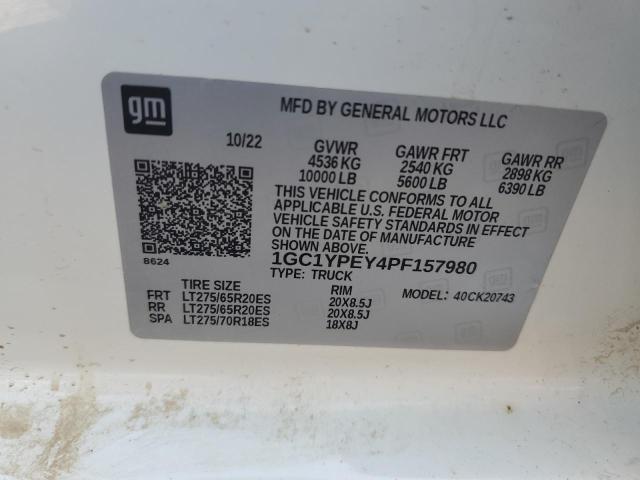 2023 CHEVROLET 2500 1GC1YPEY4PF157980