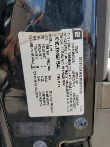 2006 Chevrolet Equinox Lt VIN: 2CNDL73F266115440 Lot: 61253104