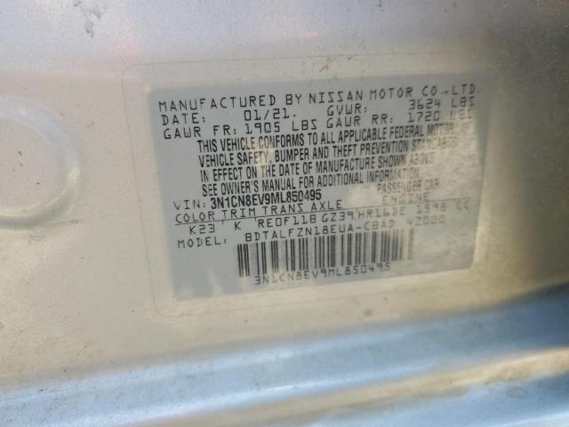 2021 NISSAN VERSA SV - 3N1CN8EV9ML850495