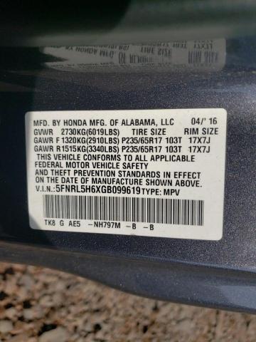 2016 HONDA ODYSSEY EX - 5FNRL5H6XGB099619