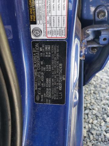 2007 Kia Sportage Lx VIN: KNDJF724X77342438 Lot: 60964924