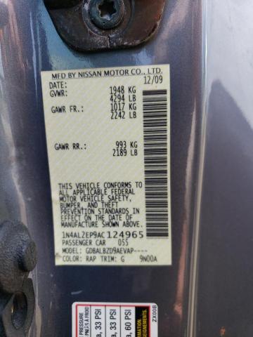 1N4AL2EP9AC124965 2010 Nissan Altima S