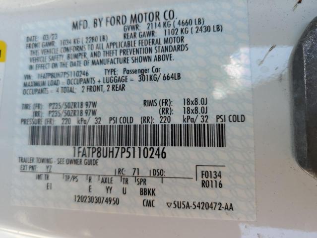 2023 FORD MUSTANG - 1FATP8UH7P5110246