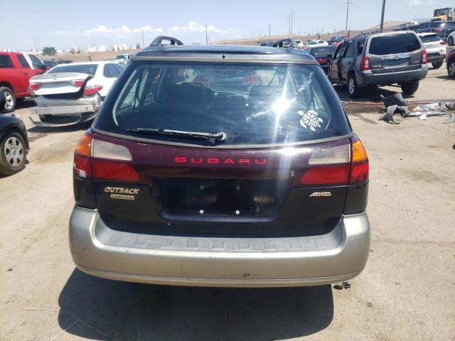 2001 Subaru Legacy Outback Limited VIN: 4S3BH686416667679 Lot: 62039384