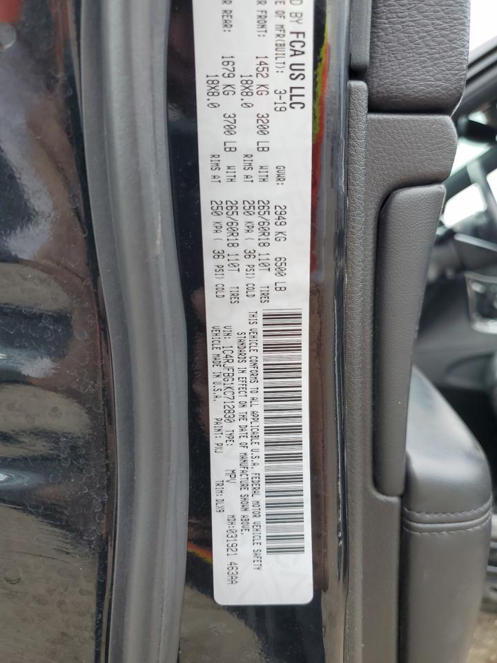 1C4RJFBG1KC712830 2019 Jeep Grand Cherokee Limited