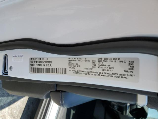 2023 JEEP GRAND CHER - 1C4RJKBG5P8878822
