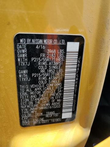 2016 NISSAN JUKE S - JN8AF5MR8GT610203