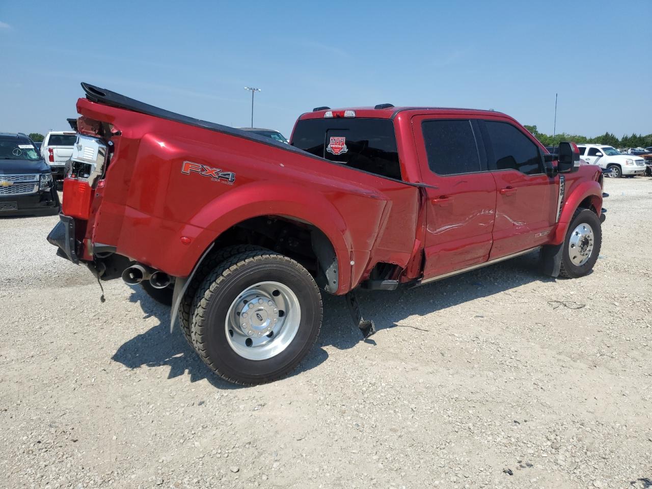 FORD F450 SUPER 2023 red  diesel 1FT8W4DM8PEC22739 photo #4