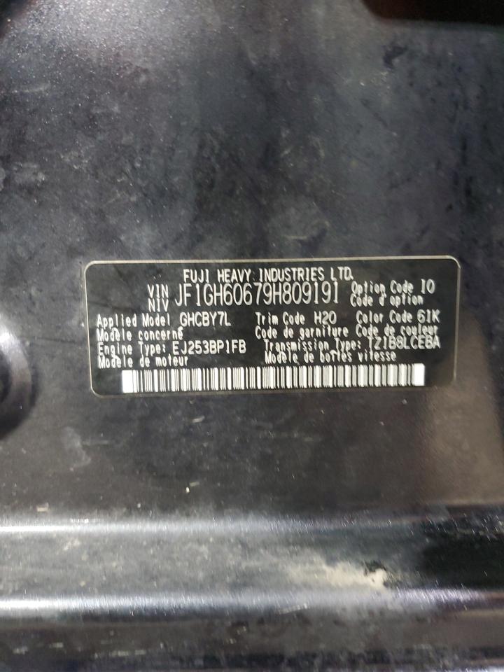 JF1GH60679H809191 2009 Subaru Impreza 2.5I Premium