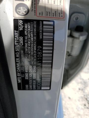 2010 Mercedes-Benz E 350 VIN: WDDHF5GB6AA110879 Lot: 62755034