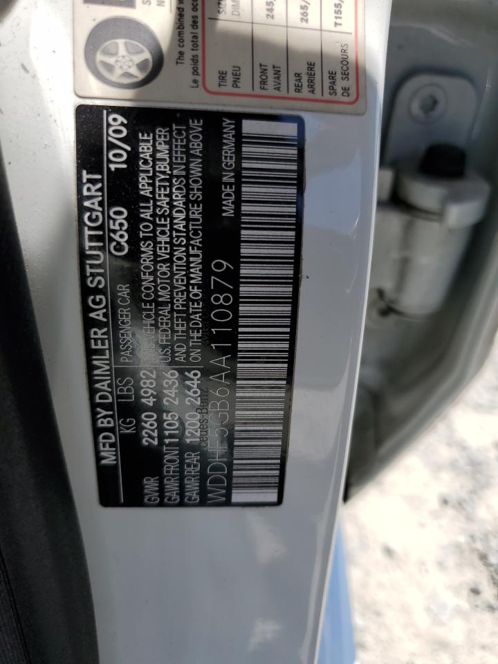 WDDHF5GB6AA110879 2010 Mercedes-Benz E 350