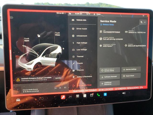 2023 TESLA MODEL Y - 7SAYGDEE7PF705841