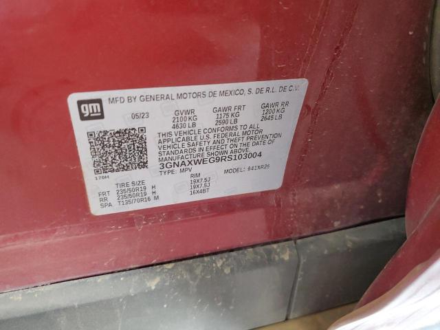 2024 CHEVROLET EQUINOX RS - 3GNAXWEG9RS103004